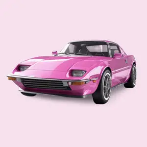 pink car pink car